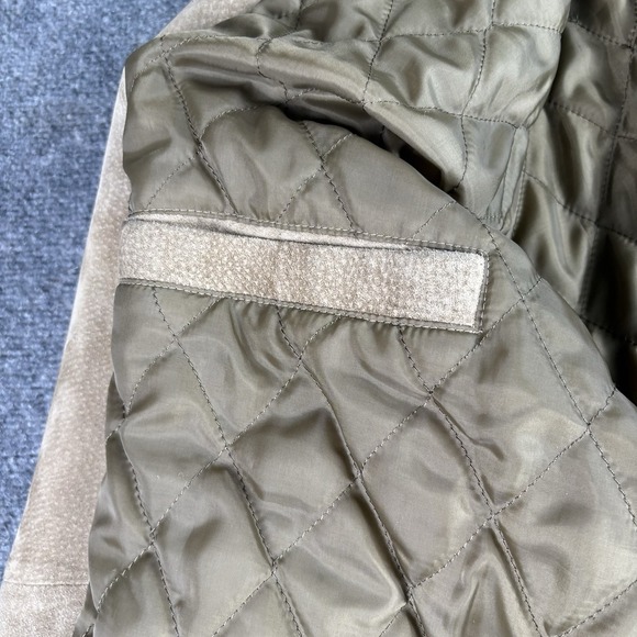 Vintage John Ashford Suede Leather Bomber Jacket Men XL Distressed Y2K Gorpcore - Picture 6 of 16